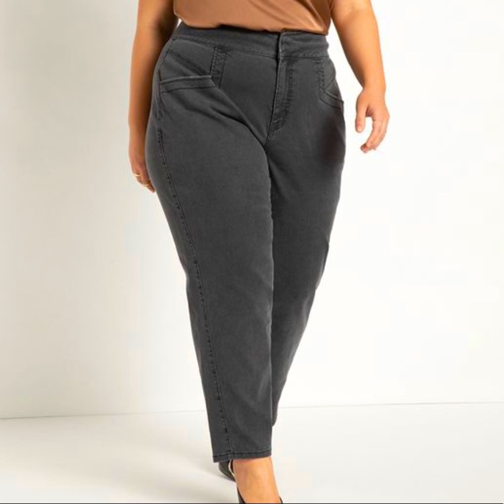 Eloquii (Gena Fit) straight leg jean